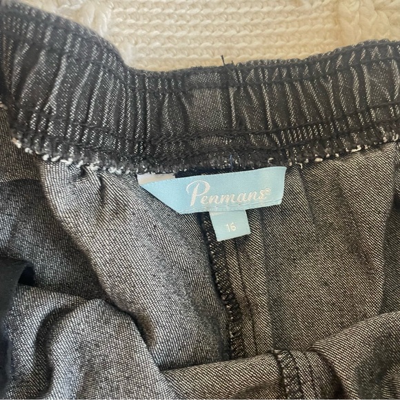 Penmans Elastic Waist Classic Women's Jeans, Black 16 - Picture 5 of 7